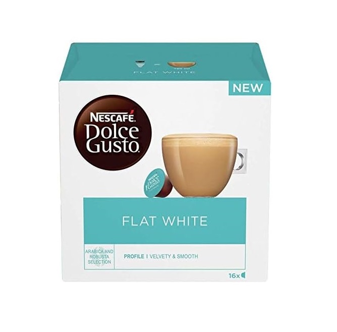 کپسول قهوه دولچه گوستو فلت وایت 16 عددی Dolce Gusto Flat White