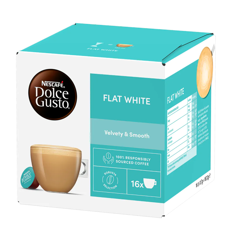 کپسول قهوه دولچه گوستو فلت وایت 16 عددی Dolce Gusto Flat White