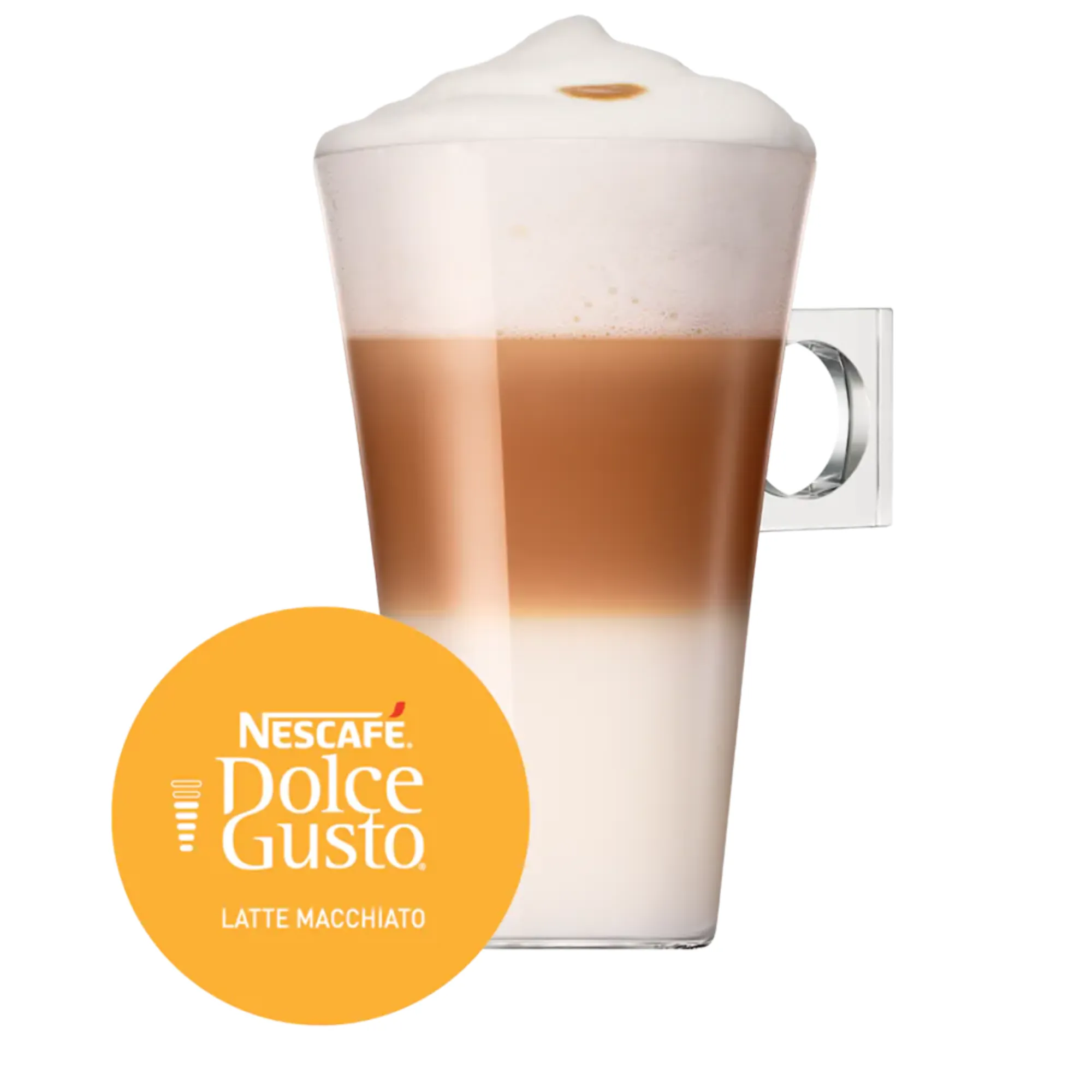 کپسول قهوه دولچه گوستو لاته ماکیاتو کارامل 16 عددی Dolce Gusto Latte Macchiato caramel