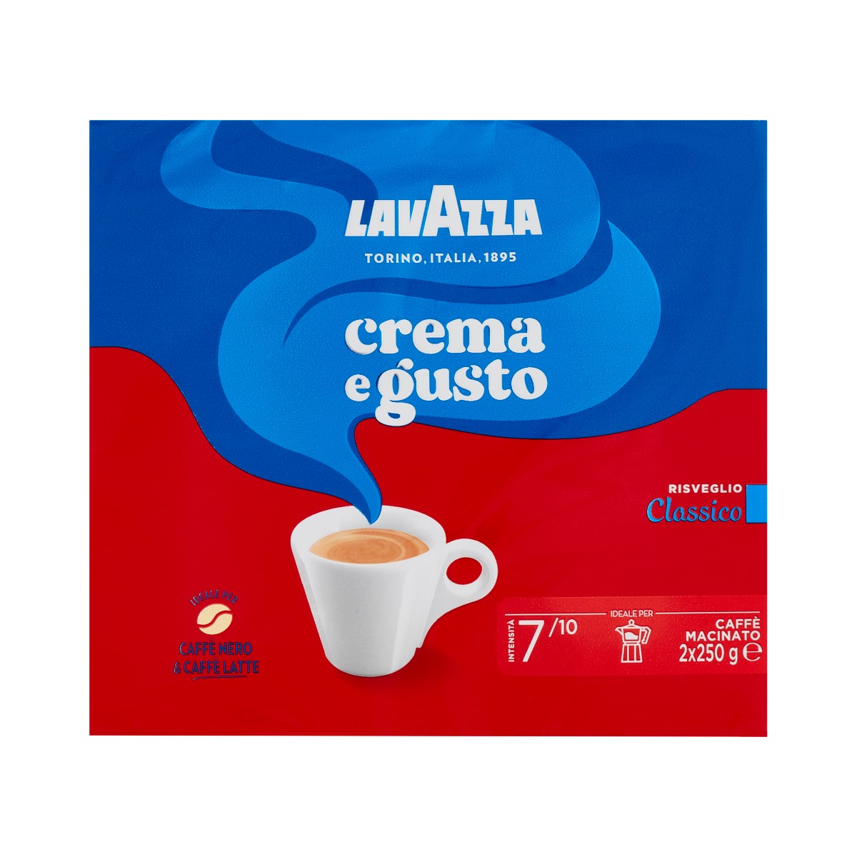 پودر قهوه لاوازا کرما گوستو کلاسیک 250 گرمی Crema e Gusto Classico 1 پودر قهوه لاوازا کرما گوستو کلاسیک 250 گرمی Crema e Gusto Classico