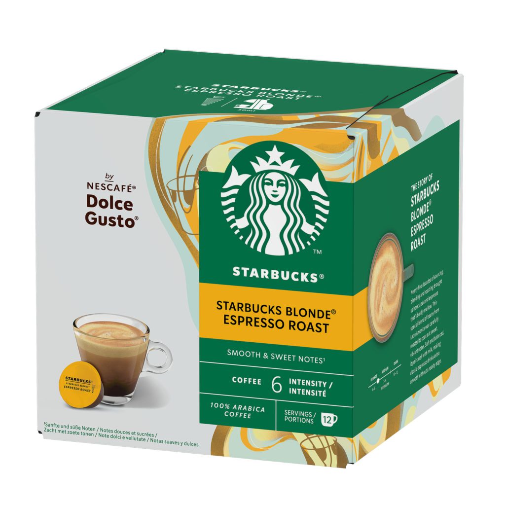 کپسول قهوه دولچه گوستو استارباکس بلوند اسپرسو BLONDE ESPRESSO ROAST
