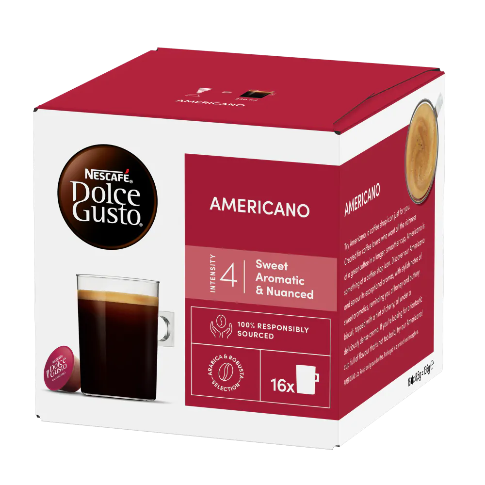 کپسول قهوه دولچه گوستو آمریکانو 16 عددی Dolce Gusto Americano