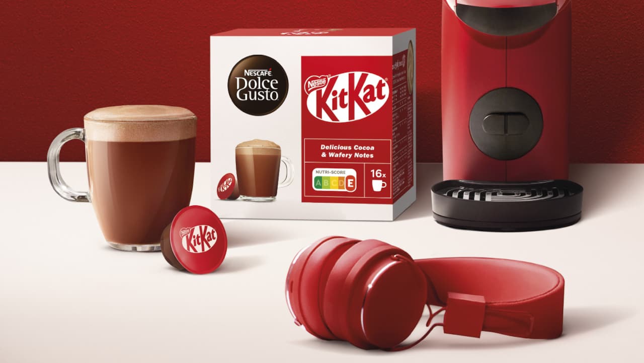 کپسول قهوه دولچه گوستو کیت کت 16 عددی Dolce Gusto Kit Kat 1 کپسول قهوه دولچه گوستو کیت کت 16 عددی Dolce Gusto Kit Kat