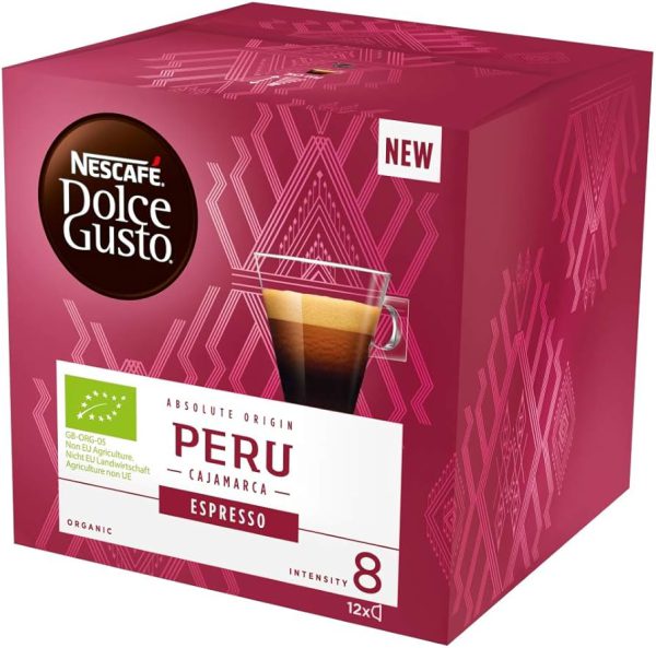 کپسول قهوه دولچه گوستو پرو اسپرسو ارگانیک Dolce Gusto Peru Espresso Organic