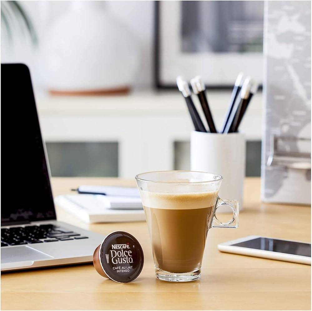 کپسول قهوه دولچه گوستو کافه اوله اینتنسو 16 عددی Dolce Gusto Cafe` Au Lait Intenso