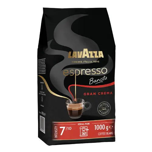 دانه قهوه لاوازا اسپرسو باریستا گرن کرما 1 کیلویی - Lavazza Espresso Barista Gran Crema