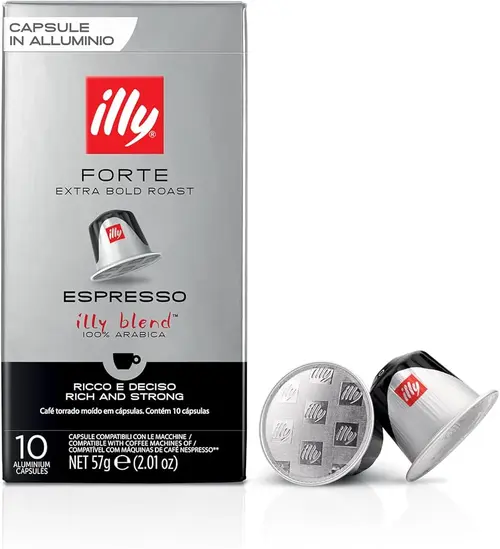 کپسول قهوه ایلی مدل اسپرسو فورته 10 عددی - illy esprsso forte