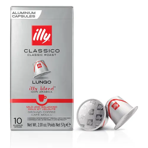 کپسول قهوه ایلی مدل لانگو کلاسیکو 10 عددی - illy lungo classico