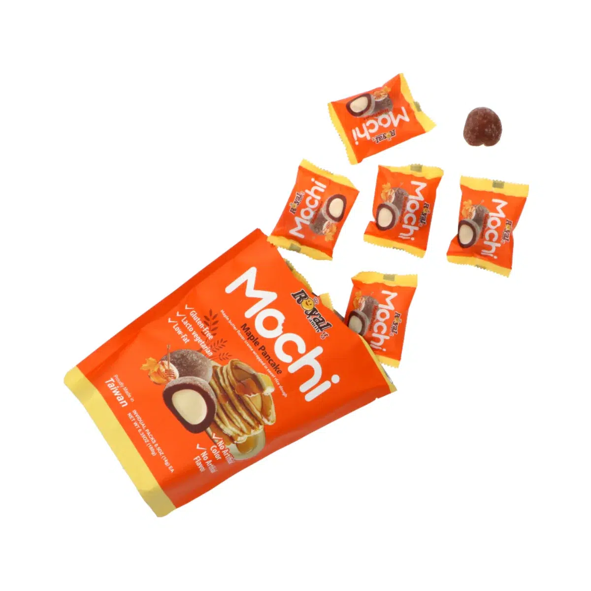 موچی رویال فمیلی با طعم پنکیک عسلی و سیروپ افرا (بسته 8 عددی) 120 گرم - Royal Family تایوانی 1 موچی رویال فمیلی با طعم پنکیک عسلی و سیروپ افرا (بسته 8 عددی) 120 گرم - Royal Family تایوانی