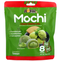موچی رویال فمیلی با طعم ماچا لاته (بسته 8 عددی) 120 گرم - Royal Family تایوانی