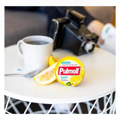 آبنبات بدون شکر پولمول با طعم لیمو 45 گرم - Pulmoll Lemon Citron 3 آبنبات بدون شکر پولمول با طعم لیمو 45 گرم - Pulmoll Lemon Citron