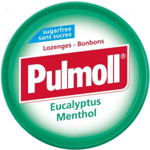 آبنبات بدون شکر پولمول با طعم منتول اکالیپتوس 45 گرم - Pulmoll Eucalyptus Menthol