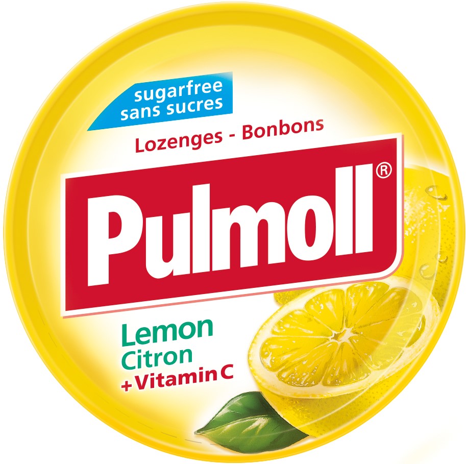 آبنبات بدون شکر پولمول با طعم لیمو 45 گرم - Pulmoll Lemon Citron