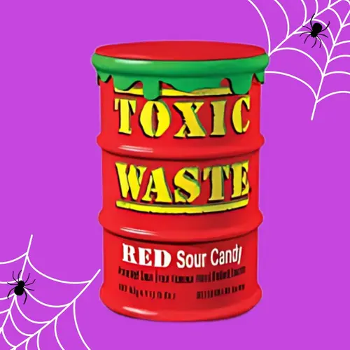 آبنبات خیلی ترش بشکه ای قرمز تاکسیک ویست 42 گرم - Toxic Waste Red Sour Candy 2 آبنبات خیلی ترش بشکه ای قرمز تاکسیک ویست 42 گرم - Toxic Waste Red Sour Candy