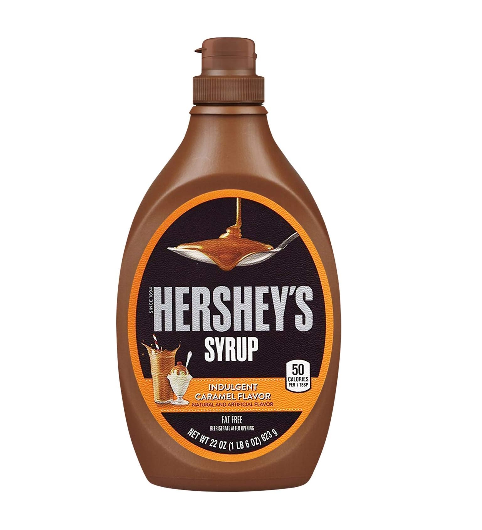 سیروپ کارامل هرشیز (سس کارامل) 623 گرم - Hershey's Caramel Syrup