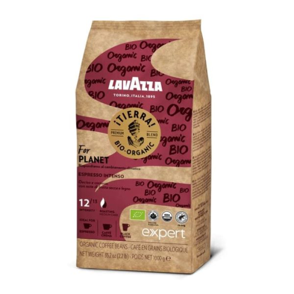 دانه قهوه لاوازا مدل تیرا بایو ارگانیک 1 کیلوگرمی - Lavazza Tierra Bio Organic