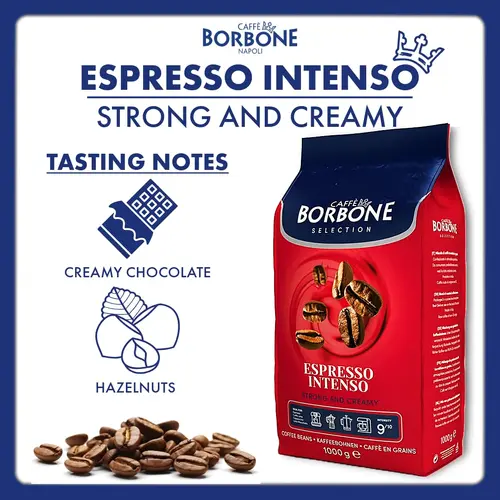 دانه قهوه بوربن اسپرسو اینتنسو 1 کیلوگرمی Borbone Espresso Intenso 2 دانه قهوه بوربن اسپرسو اینتنسو 1 کیلوگرمی Borbone Espresso Intenso