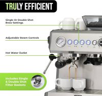 اسپرسو ساز اکسپرسو باریستا نقره ای AM7301 Expresso Barista