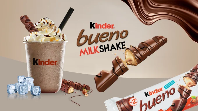 شکلات کیندر بوینو با مغز کرم فندق و با روکش شکلاتی 2 عددی - Kinder Bueno