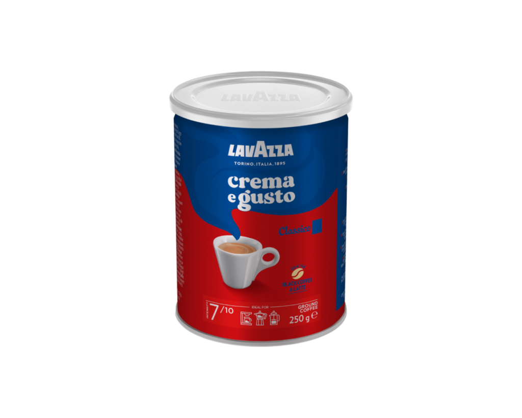 قهوه لاوازا کرما گوستو قوطی 250 گرم - Lavazza Crema e Gusto