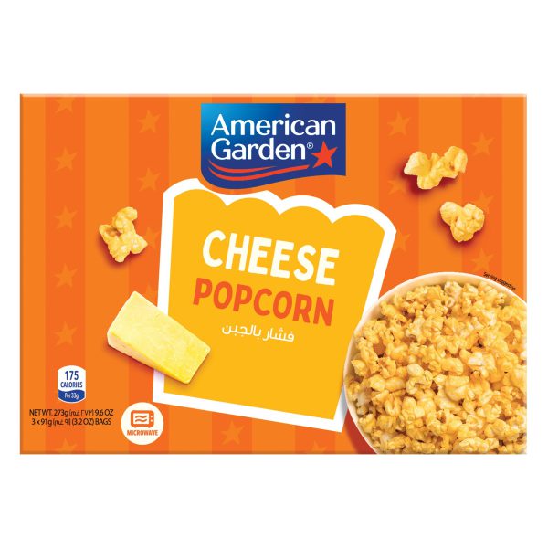 پاپ کورن پنیری امریکن گاردن 3 عددی - American Garden Cheese Popcorn
