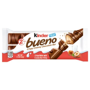 شکلات کیندر بوینو با مغز کرم فندق و با روکش شکلاتی 2 عددی - Kinder Bueno