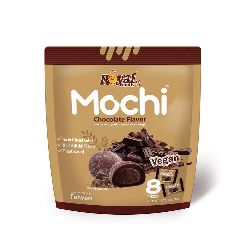 موچی با طعم شکلات رویال فمیلی - 8 تایی 120 گرم | Royal Family Mochi