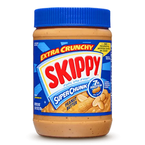 کره بادام زمینی کرانچی اسکیپی بدون پالم 462 گرم - Skippy Extra Crunchy