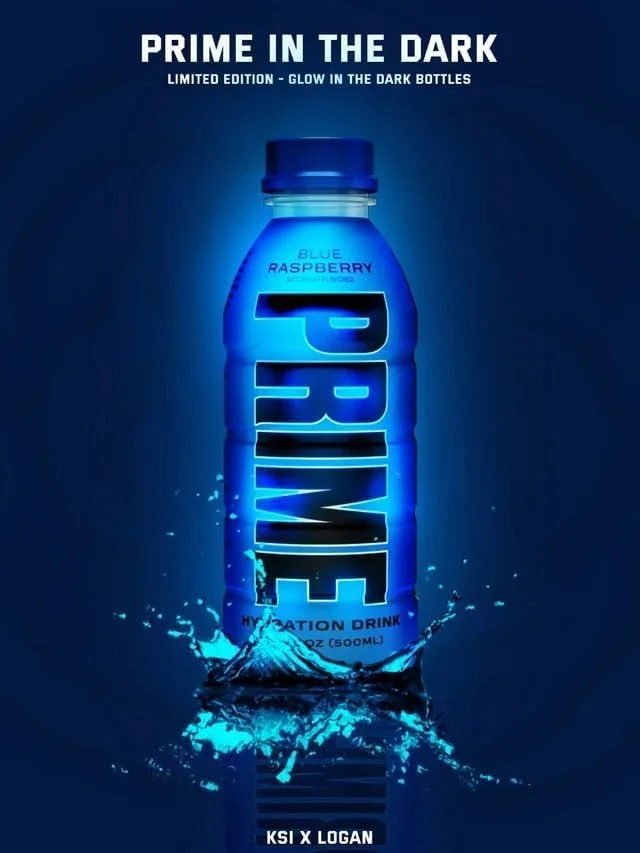 نوشیدنی انرژی زا پرایم طعم تمشک آبی 500 میلی لیتر - Prime Blue Raspberry