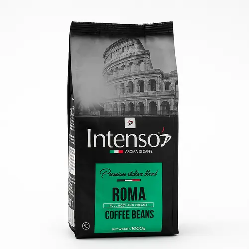 دانه قهوه اینتنسو روما - 1 کیلوگرم | Intenso Roma