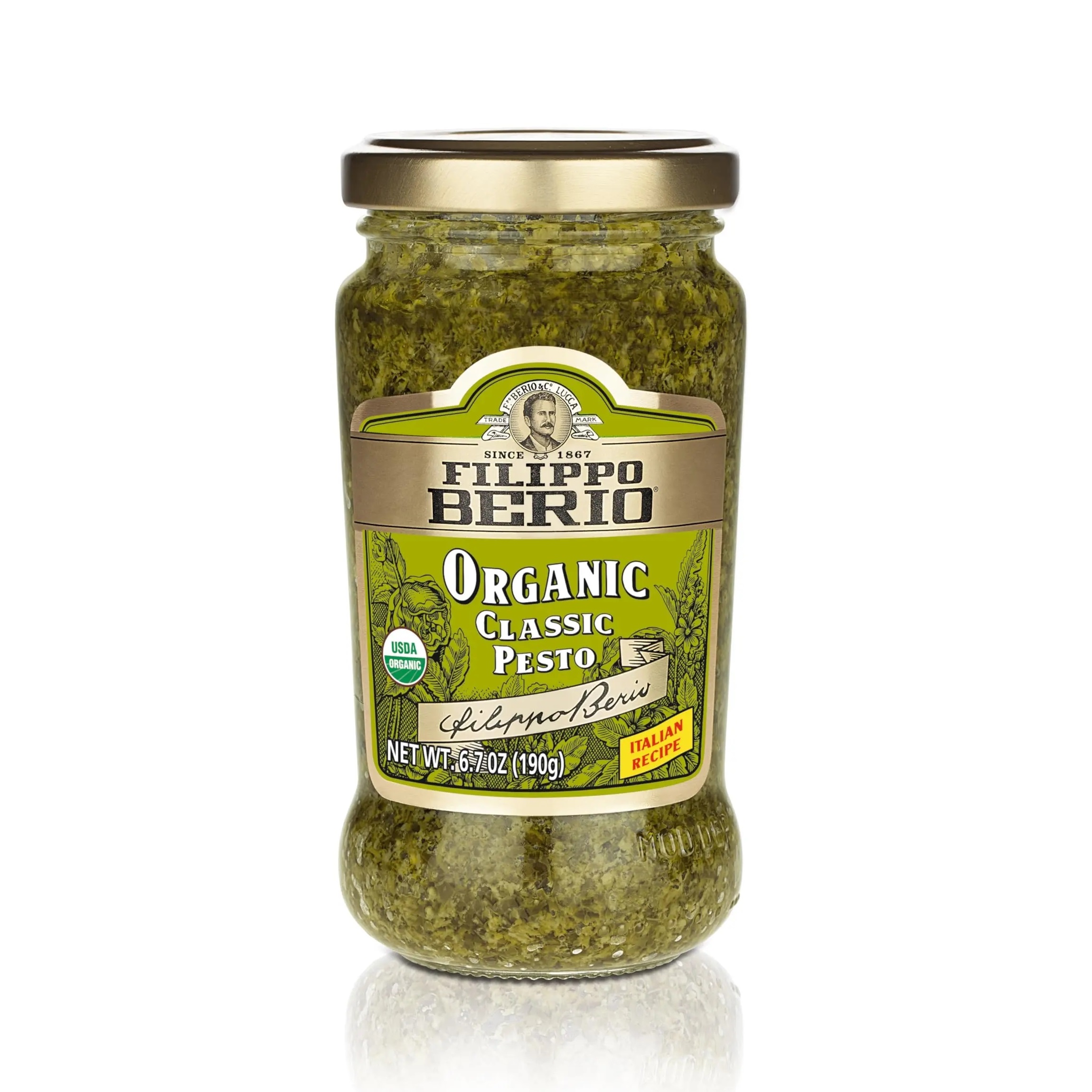 سس باسیل پستو فیلیپو بریو - 190 گرم | Filippo Berio Basil Pesto