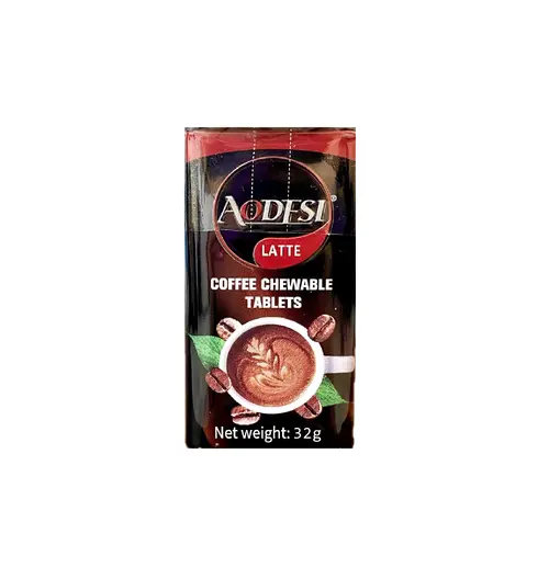 قرص قهوه خوشبو کننده دهان آئودسی با طعم لاته - Aodesi Coffee Chewable Tablets Latte