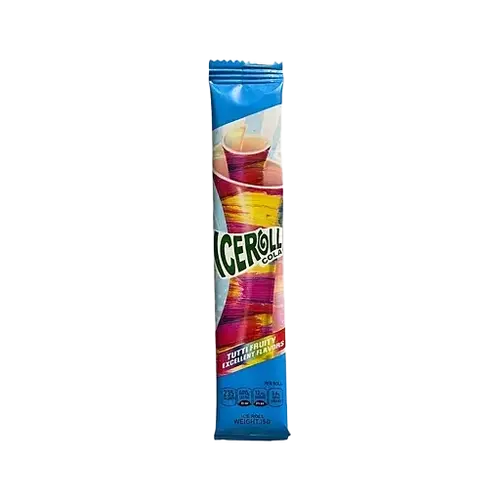 لواشک آمریکایی رول آپ آیس رول با طعم استوایی 1 عددی - ICEROLL Tutti Frutti