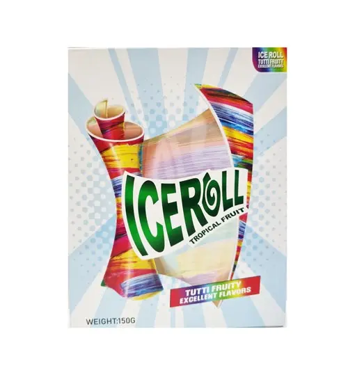 لواشک آمریکایی رول آپ آیس رول با طعم استوایی 10 عددی - ICEROLL Tropical Fruit
