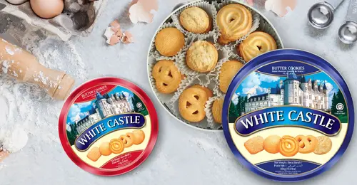 بیسکویت کره ای وایت کستل - 454 گرمی | White Castle Butter Cookies