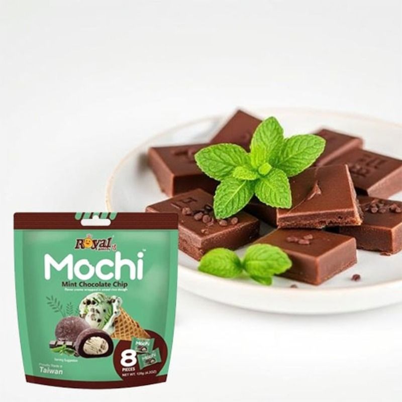 موچی با طعم شکلات چیپسی و نعنا رویال فمیلی 8 تایی - Royal Family Mochi 