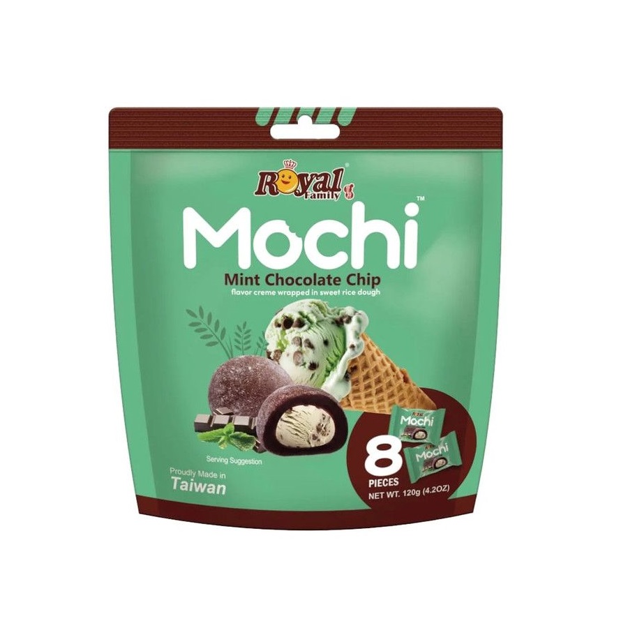 موچی با طعم شکلات چیپسی و نعنا رویال فمیلی 8 تایی - Royal Family Mochi
