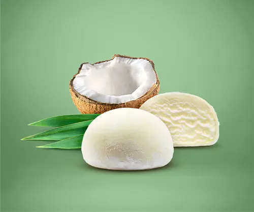 موچی رویال فمیلی با طعم کرم نارگیل 120 گرم - کارتن 12 عددی 1 موچی با طعم کرم نارگیل رویال فمیلی - 8 تایی 120 گرم | Royal Family Creamy Coconut