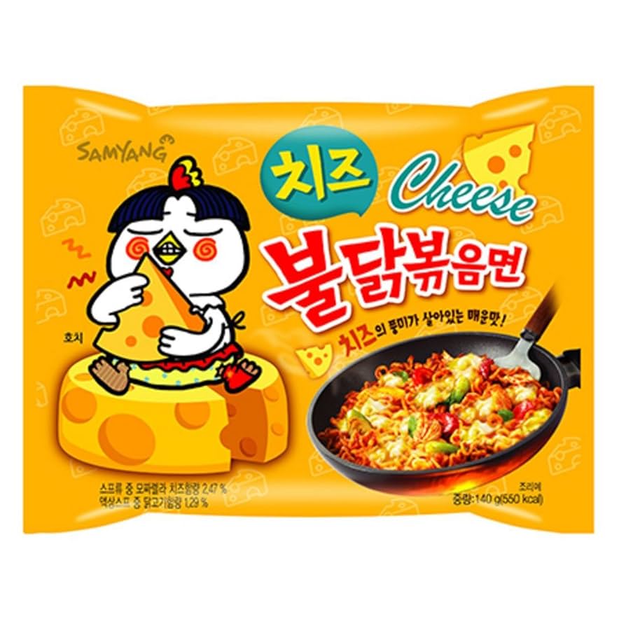 نودل پنیری سامیانگ 140 گرم - Samyung Cheese and Hot Chicken