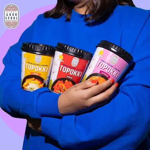 دوکبوکی پنیری گود سئول 113 گرم - Good Seoul Topokki 2 دوکبوکی پنیری گود سئول 113 گرم - Good Seoul Topokki