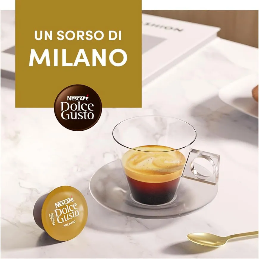 کپسول قهوه دولچه گوستو اسپرسو میلانو 16 عددی Dolce Gusto Espresso Milano 