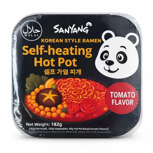 نودل خودجوش سانیانگ طعم گوجه 182 گرم - Sanyang Tomato