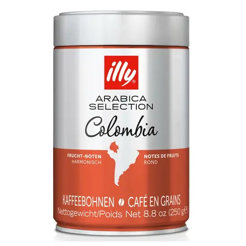 دانه قهوه ایلی مدل کلمبیا 250 گرم - Illy Colombia