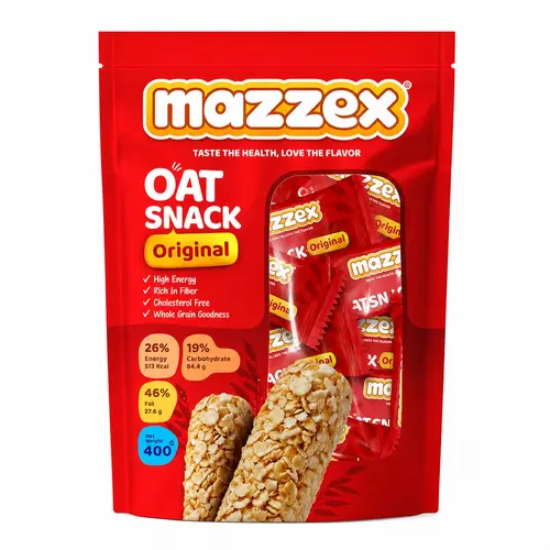 شکلات غلات اوت چوکو مازکس اورجینال 120 گرم - Mazzex