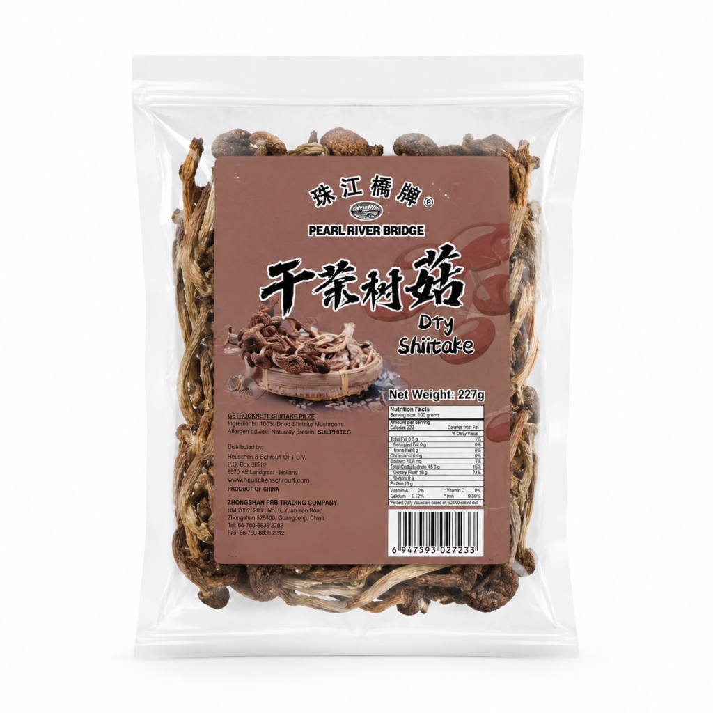 قارچ شیتاکه خشک سوپر فود پی ار بی 227 گرم - Dry Shiitake PRB
