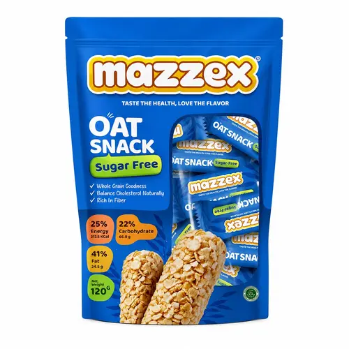 شکلات غلات اوت چوکو بدون شکر مازکس 120 گرم - Mazzex