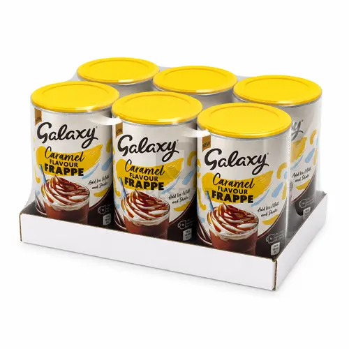 پودر فراپه گلکسی طعم کارامل 280 گرم - باکس 6 عددی