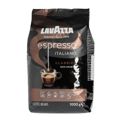 دانه قهوه لاوازا اسپرسو ایتالیانو 100 درصد عربیکا 1 کیلوگرم - Lavazza Espresso Italiano