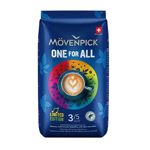 دانه قهوه موونپیک وان فور آل ۱ کیلوگرم - Movenpick One For All