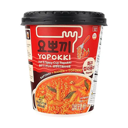 رابوکی تند و اسپایسی یوپوکی 145 گرم - Yopokki Rapokki Hot And Spicy